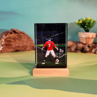 Đèn Ngủ Epoxy Resin EPX062 Mô Hình Cầu Thủ Bóng Đá Ronaldo CR7