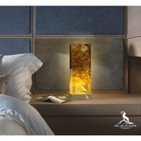 Đèn ngủ epoxy resin pha lêc cao câp, đèn trang trí