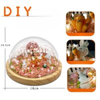 Đèn Ngủ Gia Đình Nhà Thỏ, Đồ Chơi Diy Thủ Công Sáng Tạo, Đèn Decor Trang Trí Phòng Ngủ, Quà Tặng Sinh Nhật