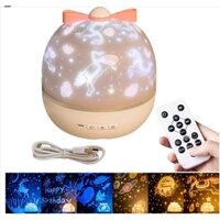 Đèn Ngủ Hành Tinh Đèn LED Với Bầu Trời Đầy Sao Máy Chiếu Âm Nhạc Xoay Nhiều Màu Sắc Nhấp Nháy - XXX