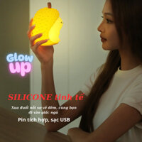 Đèn ngủ hình con nhím  Silicone nhiều màu sắc bảo vệ mắt