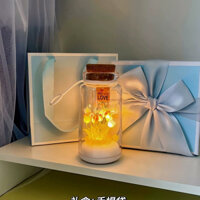 Đèn Ngủ Hoa Tuylip Trong Lọ Điều Ước, Đèn Ngủ Hoa Tuylip để bàn-Tinaflower.2021