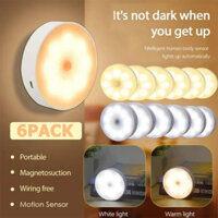Đèn ngủ Led cảm biến chuyển động PIR đèn ngủ sạc USB cho tủ bếp tủ quần áo đèn cầu thang không dây cho tủ quần áo