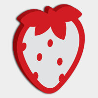 Đèn Ngủ LED Cảm Biến Quang Hình Trái Dâu Điện Quang ĐQ LNL01 WW 0.3W  Ánh Sáng Vàng