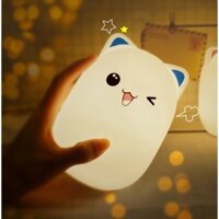 Đèn ngủ led cảm ứng hình mèo ngộ nghĩnh