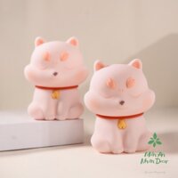 Đèn Ngủ Led Cảm Ứng Sạc USB Hình MÈO ĐÀO Hoạt Hình Bằng Silicon Trang Trí Phòng Ngủ