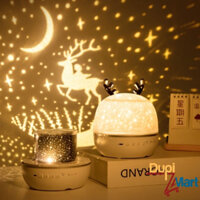 Đèn Ngủ LED Chiếu Bầu Trời Sao Tai Thỏ