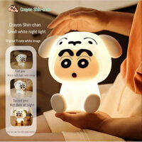 Đèn ngủ Led Crayon Shinchan BUBU Silicone Đèn ngủ hai tốc độ có thể điều chỉnh Đèn Pat làm mờ Đèn ngủ ngủ để trang trí phòng trẻ em