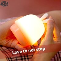 Đèn ngủ LED hình động vật dễ thương với bóng silicon mềm