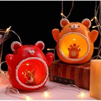 Đèn ngủ LED hổ vằn DRS8 nhựa resin hoạt hình trang trí cute dễ thương