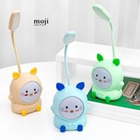 Đèn ngủ led Mèo má hồng ngồi sạc tích điện 9x9x20
