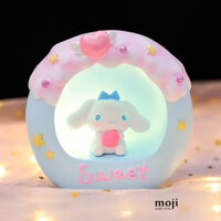 Đèn ngủ led trang trí Sweet Cinnamoroll dùng pin 5x10x10