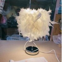 ĐÈN NGỦ LÔNG VŨ -  đèn lông vũ để bàn