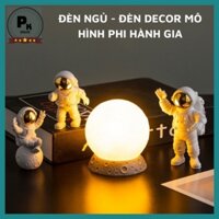 Đèn ngủ mặt trăng 3D mô hình phi hành gia đèn decor trang trí bàn làm việc, phòng ngủ siêu đẹp