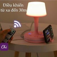 Đèn ngủ nấm điều khiển từ xa tích hợp ổ điện 2in1