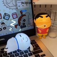 Đèn ngủ nhỏ, Đèn ngủ cảm biến cảm ứng ba cấp độ Shin Chan Đèn ngủ, Trang trí đầu giường sáng tạo Quà tặng bảo vệ mắt Crayon Shin Chan Light Home