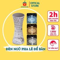 Đèn Ngủ Pha Lê Để Bàn LED Cảm Ứng, Sang Trọng Phong Cách Châu Âu HÌNH LỌ HOA VERSION 3 SONHOUSE