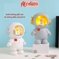 Đèn ngủ phi hành gia MODENA, đèn led trang trí kèm làm ống heo tiết kiệm