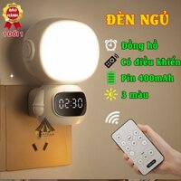 Đèn ngủ phi hành gia sạc tích điện, đèn đêm có remote điều khiển từ xa và hiển thị đồng hồ điện tử