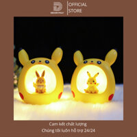 Đèn Ngủ Pikachu - Đèn Ngủ Pokemon -  Phát Sáng Ban Đêm Siêu Dễ Thương -Decor Poly