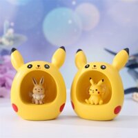 Đèn Ngủ Pikachu Siêu Dễ Thương, Trang Trí Góc Học Tập và Bàn Làm Việc