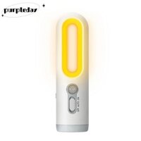 Đèn ngủ PRPLEDAY, Đèn ngủ di động 2 trong 1, Chống nước với cảm biến chuyển động Dusk đến Bình minh Đèn pin LED Đọc sách