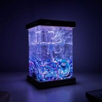 Đèn Ngủ Resin Lugia Pokemon, Đèn LED Epoxy Nghệ Thuật, Đèn ngủ Resin, Đèn Led Phát Sáng