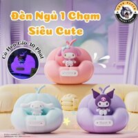 Đèn Ngủ Sanrio Để Bàn Siêu Cute Hình Melody Kuromi Cún Trắng Cho Bé, Đèn Led Phát Sáng Trang Trí Phòng Ngủ Decor Phòng