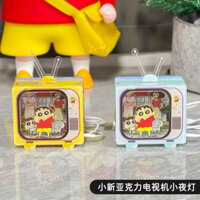 Đèn ngủ Shin-chan DIY đồ trang trí phim hoạt hình anime đèn ngủ ánh sáng đèn ngủ ánh sáng dịu nhẹ tobby