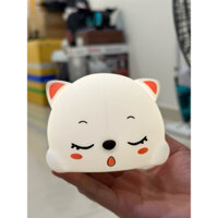 Đèn ngủ silicon hình mèo dễ thương 1.6W