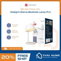 ĐÈN NGỦ THÔNG MINH KIÊM SẠC KHÔNG DÂY YEELIGHT STARIA PRO YLCT03YL Xiaomi Youpin  Hỗ trợ APPLE HOMEKIT  Bản Quốc Tế - Hàng chính hãng