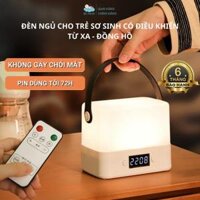 Đèn ngủ tích điện, đèn ngủ cho bé, điều khiển từ xa, khử ánh sáng xanh,3 màu sắc, pi:n sạc dung lượng cao - Bii_Moon