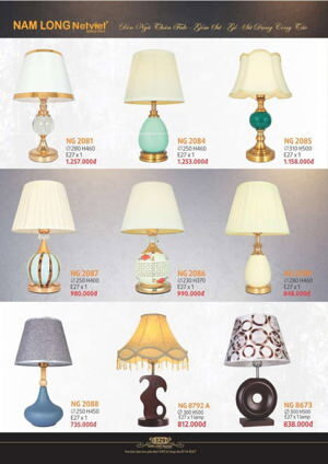 Đèn Ngủ Trang Trí Netviet NG8792 - Màu A/ B