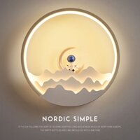 Đèn Ngủ Treo Tường Đầu Giường ĐèN GắN TưỜNg Phi Hành Gia Đèn Led Trang Trí Phòng Khách Phòng Trẻ Em Phòng Ngủ