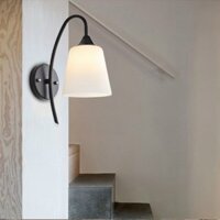 Đèn ngủ Treo Tường trang trí HABALI chao trắng cổ điển không gian phòng khách lối đi