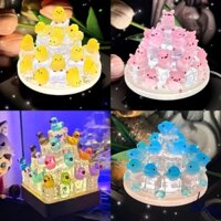 Đèn ngủ tự làm, đèn ngủ handmade cute chạm phát sáng trang trí phòng ngủ, quà tặng người thân