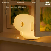 Đèn ngủ vịt vàng nghiêng đầu AMAZING KIDS đèn ngủ để bàn Why Duck Quà Tặng Noel Valentine