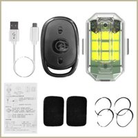Đèn nhấp nháy Đèn LED điều khiển từ xa không dây Đèn nhấp nháy Mini USB Sạc chiếu sáng Chống va chạm Đuôi shopeban2vn