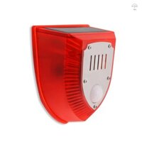 Đèn nhấp nháy năng lượng mặt trời với cảm biến chuyển động PIR Báo động hẹn giờ Cảm ứng cơ thể con người Đèn báo động hồng ngoại Thiết bị đuổi động vật chống trộm 3 chế độ làm việc IP65 Chống nước cho biệt thự gia đình Ou