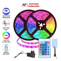 Đèn nháy đuổi Nhật Phong Solar SMD3528 RGB bọc silicon cao cấp,đèn trang trí decor phòng có điều khiển