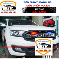 Đèn nháy xanh đỏ - Đèn chớp police - Gắn mặt calăng cho xe ô tô, xe cảnh sát, xe ưu tiên.