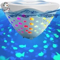 Đèn Nổi Nhiều Màu Sắc Chống Nước Cá Máy Chiếu Đèn Nổi Bể Bơi Đèn LED Nhấp Nháy Bồn Tắm Trẻ Em Quà Tặng