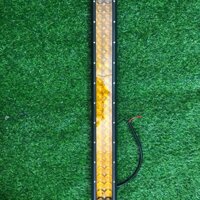 Đèn ô tô -Đèn led trợ sáng ánh sáng vàng 2 hàng 50cm ( led bi)