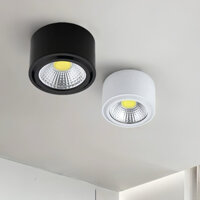 Đèn ống bơ COB LHLED công suất 7w - 10w ánh sáng trắng - vàng - 3 màu vỏ đen vỏ trắng