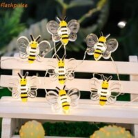 Đèn ong FLASHPULSE, Đèn dây trang trí tiệc dễ thương, Lễ hội 30LED Cây treo 5m Đèn ngoài trời