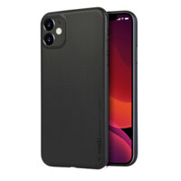 Đen - Ốp lưng nhám siêu mỏng 0.3mm cho iPhone 11 6.1 inch hiệu Memumi có gờ bảo vệ camera - Hàng nhập khẩu - Đen