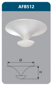 Đèn ốp nổi hắt trần led Duhal AFB512