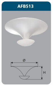Đèn ốp nổi hắt trần led15w AFB513