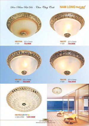 Đèn ốp trần ban công NM 014A