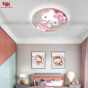 Đèn ốp trần cho bé Hello Kitty